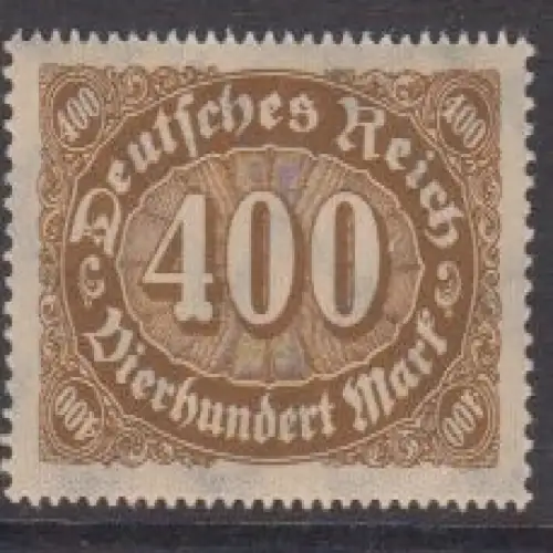 Deutsches Reich Mi.Nr. 250 Ziffern im Queroval, Wz. 2 (400)