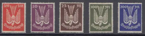 D,Dt.Reich Mi.Nr. 263 - 267 Flugpost Holztaube (5 Werte)