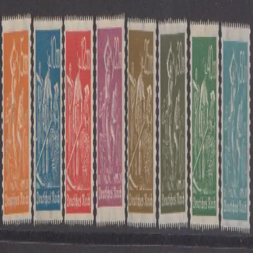 D,Dt.Reich Mi.Nr. 238 - 245 Freimarken Arbeiter