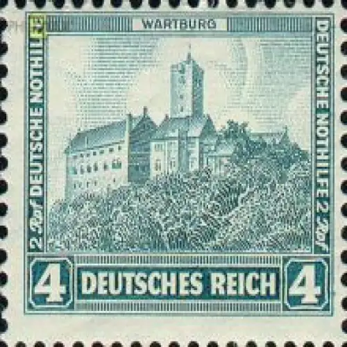 D,Dt.Reich Mi.Nr. 474 Deutsche Nothilfe, Wartburg (4+2Rpf)
