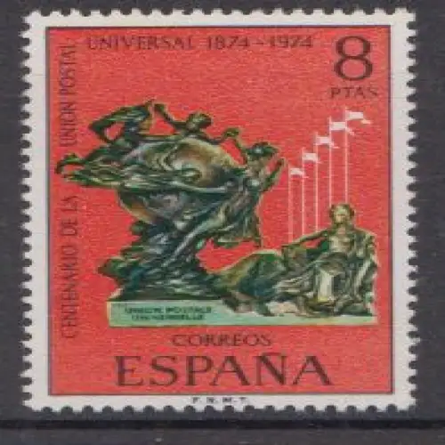 Spanien, Mi.Nr. 2107, 100 Jahre Weltpostverein UPU (8)