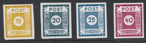 D, SBZ, Mi.Nr.42 - 50, postfrisch