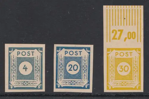 D, SBZ, Mi.Nr.53 - 55, postfrisch