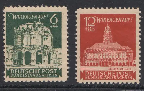 D, SBZ, Mi.Nr.64 - 65, postfrisch
