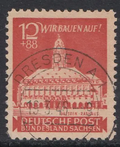 D, SBZ, Mi.Nr.65bA, gestempelt