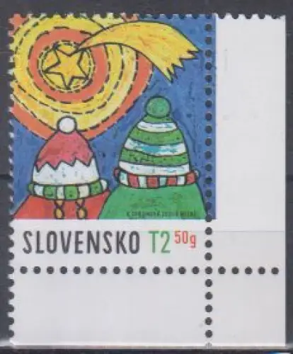 Slowakei MiNr. 945 Weihnachtspost, Stern von Bethlehem