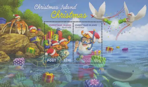 Weihnachts-Insel MiNr. Block 72, Weihnachten 2021