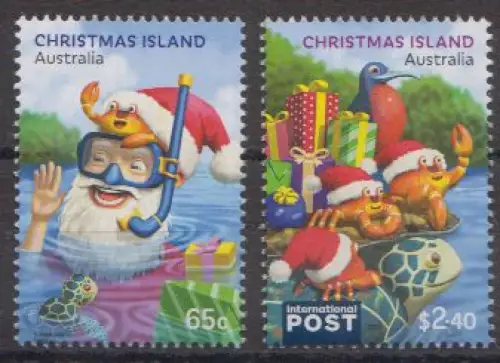 Weihnachts-Insel MiNr. 1011-1012, Weihnachten 2021