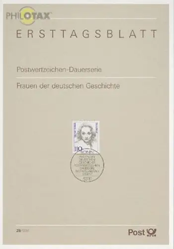 D,Bund Mi.Nr. 28/97 Freim., Frauen, Marlene Dietrich (Marke MiNr.1939)