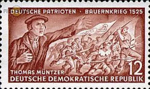 D,DDR Mi.Nr. 398 Deutsche Patrioten, Thomas Müntzer (12)