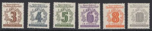 D, SBZ, MiNr. 138 - 149Y, postfrisch