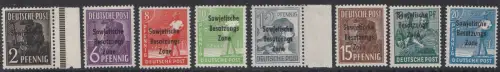D, SBZ, MiNr. 182 - 197, postfrisch