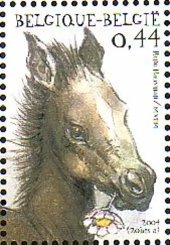 Belgien Mi.Nr. 3368 Briefmarkenausst. BELGICA '06, Pferd (0,44)