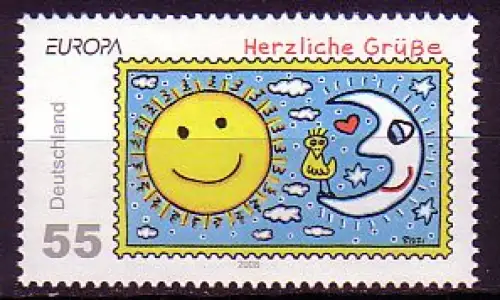 D,Bund Mi.Nr. 2662 Europa 08, Der Brief, Herzliche Grüße (55)