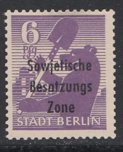 D, SBZ, MiNr. 201Awbzt, postfrisch