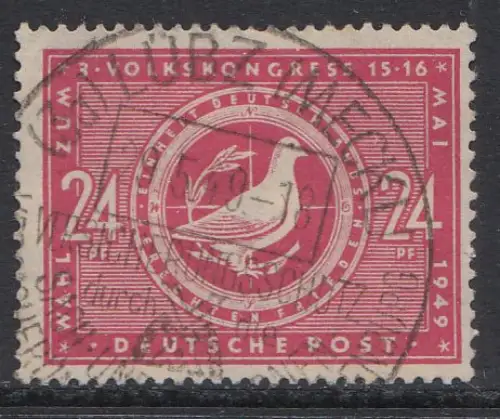 D, SBZ, MiNr. 232, gestempelt