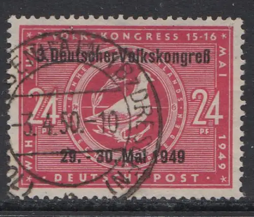 D, SBZ, MiNr. 233, gestempelt