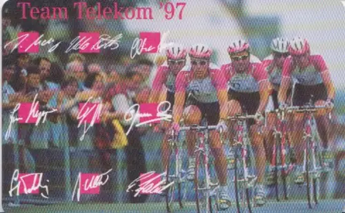 Telefonkarte P 10 08.97 Tour de France 1997, Team Telekom