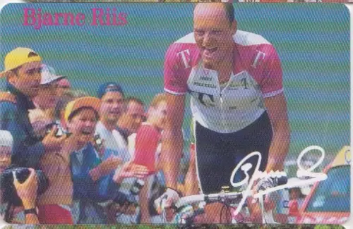 Telefonkarte P 16 09.97 Tour de France 1997, Team Telekom: Bjarne Riis