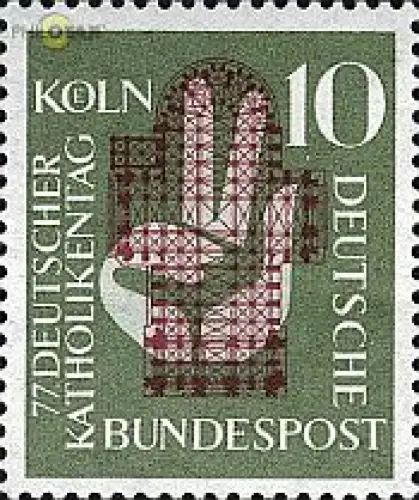 D,Bund Mi.Nr. 239 Katholikentag 56 (10)