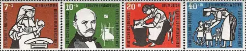 D,Bund Mi.Nr. 243-246 Wohlfahrt 56, Kinderpflege (4 Werte)