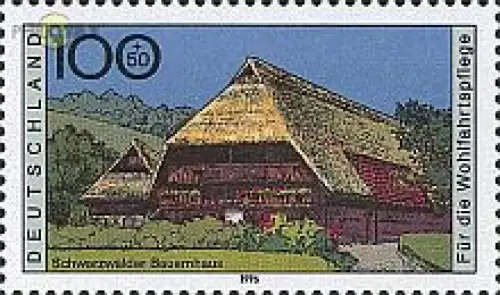 D,Bund Mi.Nr. 1885 Wohlf. 96, Bauernhaus Schwarzwald (100+50)
