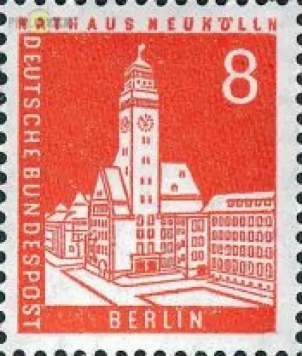 Berlin Mi.Nr. 187 Berl. Bauten Rathaus Neukölln (8)
