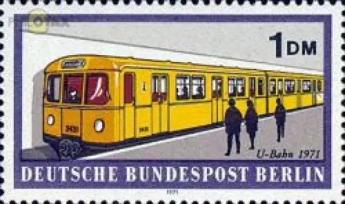 Berlin Mi.Nr. 384 Berl. Verkehrsmittel, U-Bahn 1971 (100)