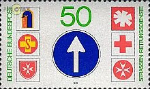 D,Bund Mi.Nr. 1004 Straßen-Rettungsdienste (50)