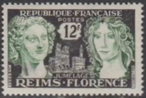 Frankreich MiNr. 1089 Städtefreundschaft Reims-Florenz (12)