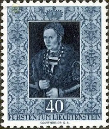 Liechtenstein Mi.Nr. 314 Gemälde Leonhard Graf zum Hag von Kulmbach (40)