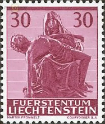 Liechtenstein Mi.Nr. 424 Weihnachten 62, Pieta (30)