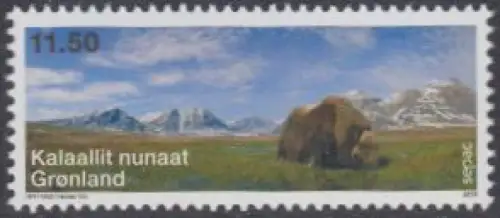 Grönland Mi.Nr. 642 SEPAC, Moschusochse (11.50)