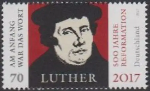 D,Bund MiNr. 3300 500.Jahretag der Reformation, Martin Luther (70)
