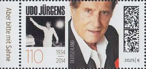 D,Bund Mi.Nr. 3927, Udo Jürgens (110) Aber bitte mit Sahne