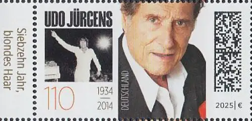 D,Bund Mi.Nr. 3927, Udo Jürgens (110) Siebzehn Jahr, blones Haar