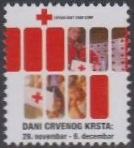 Montenegro Zwangszuschlagsm.MiNr. 10 Tage des Roten Kreuzes, Kinder, Flagge (-)