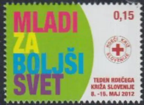 Slowenien Zwangszuschlagsm.Mi.Nr. 66 Rotes Kreuz, Inschrift (0,15)