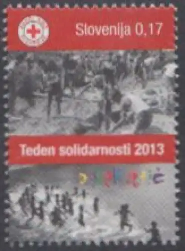 Slowenien Zwangszuschlagsm.Mi.Nr. 71 Rotes Kreuz, Woche der Solidarität (0,17)