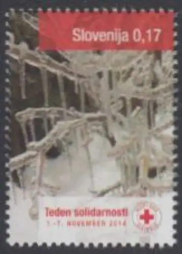 Slowenien Zwangszuschlagsm.Mi.Nr. 74 Rotes Kreuz, Solidarität, Eiszapfen (0,17)