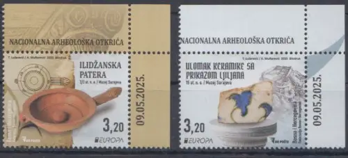 Bosnien-Herz. MiNr. (noch nicht im Michel) Europa 2025 / Archäologie (2)