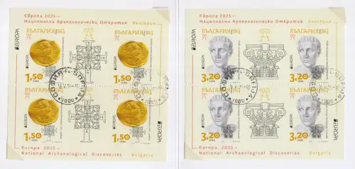 Bulgarien MiNr. MH (noch nicht im Michel) Europa 2025 Archäologie