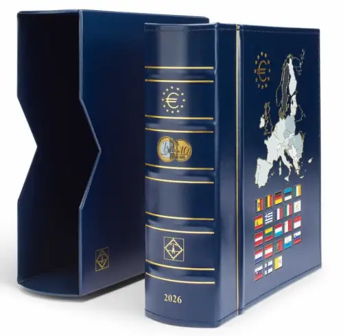 Leuchtturm Vista Euro - Jahrgangsalbum 2026 mit Schutzkassette (VORBESTELLUNG)