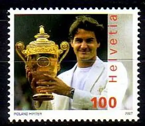 Schweiz Mi.Nr. 2006 Roger Federer, Tennisspieler (100)