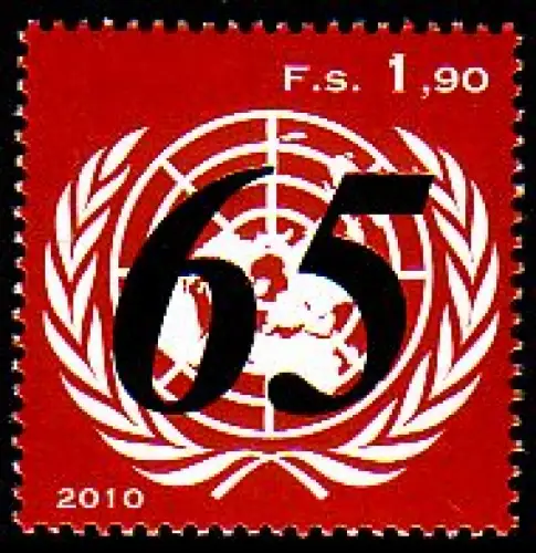 UNO Genf Mi.Nr. 719 65 Jahre Vereinte Nationen (1,90)