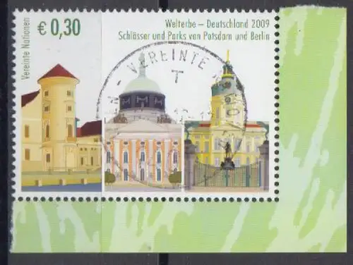 UNO Wien Mi.Nr. 601 UNESCO-Welterbe, Schlösser und Parks Potsdam + Berlin (0,30)