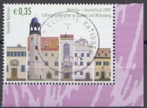 UNO Wien Mi.Nr. 603 UNESCO-Welterbe, Deutschland, Luther Gedenkstätten (0,35)