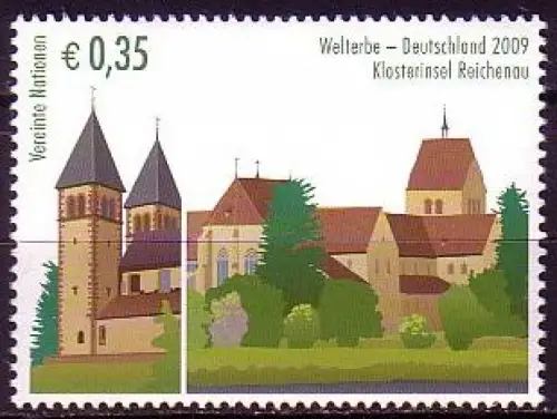 UNO Wien Mi.Nr. 604 UNESCO-Welterbe, Deutschland, Klosterinsel Reichenau (0,35)
