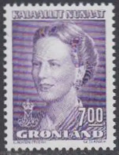 Grönland Mi.Nr. 244 Freim. Königin Margrethe II (7.00)