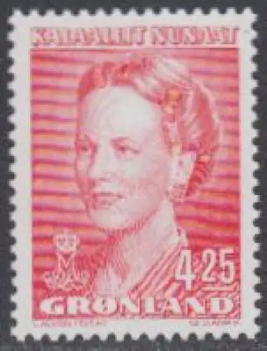 Grönland Mi.Nr. 283x Freim. Königin Margrethe II (4.25)